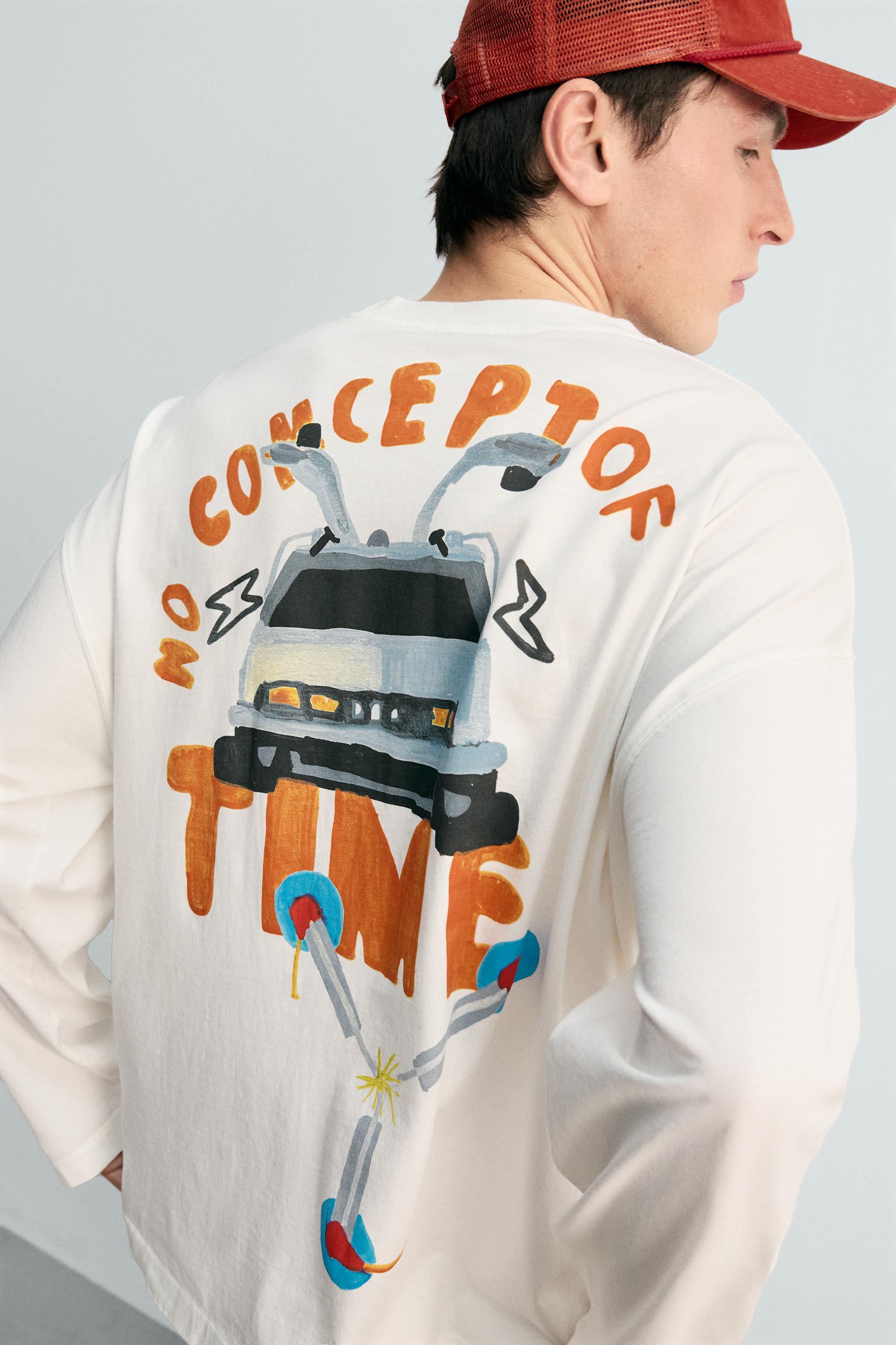 T-SHIRT ILLUSTRATION BACK TO THE FUTURE© UCS LLC AND AMBLIN X DYLAN´S CLUB ZARA